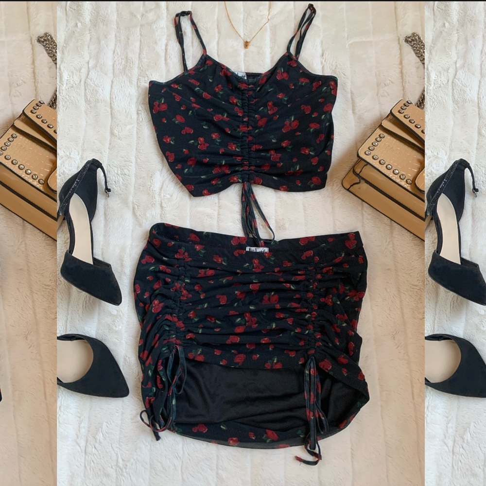 Two Piece Floral Print